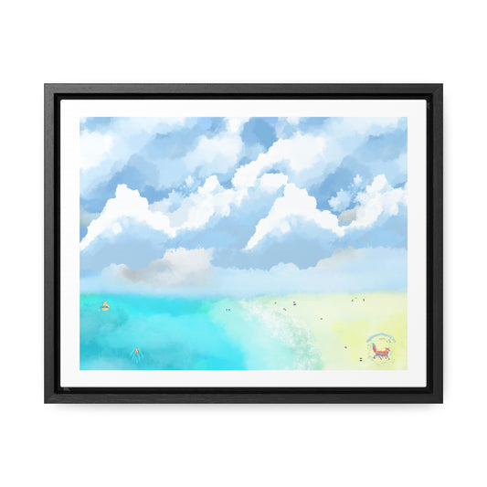 "Lovely Beach" Gallery Canvas Wraps, Horizontal Frame