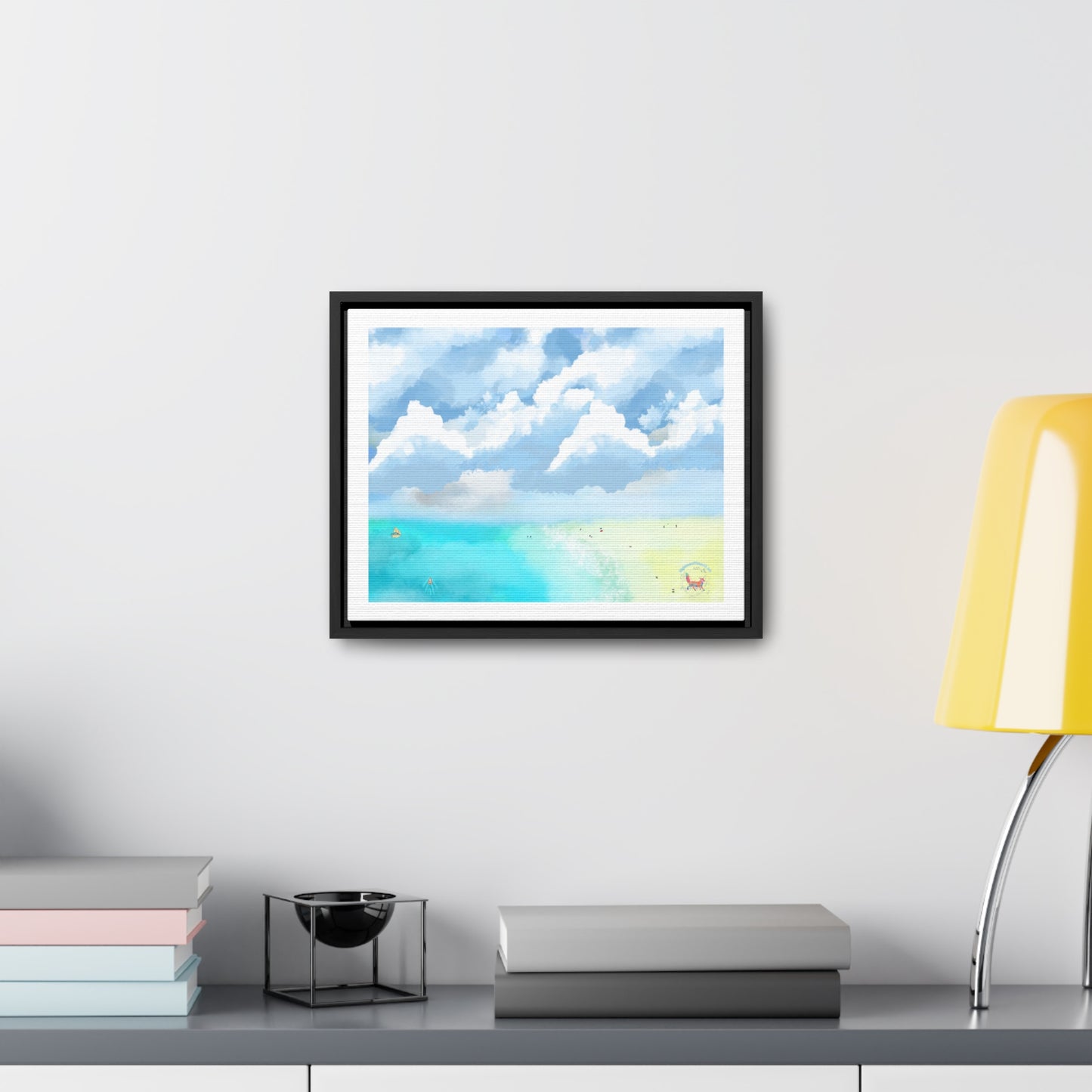 "Lovely Beach" Gallery Canvas Wraps, Horizontal Frame