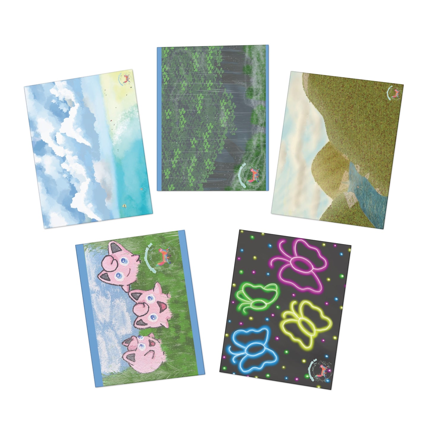 Multi-Design Greeting Cards (5-Pack)