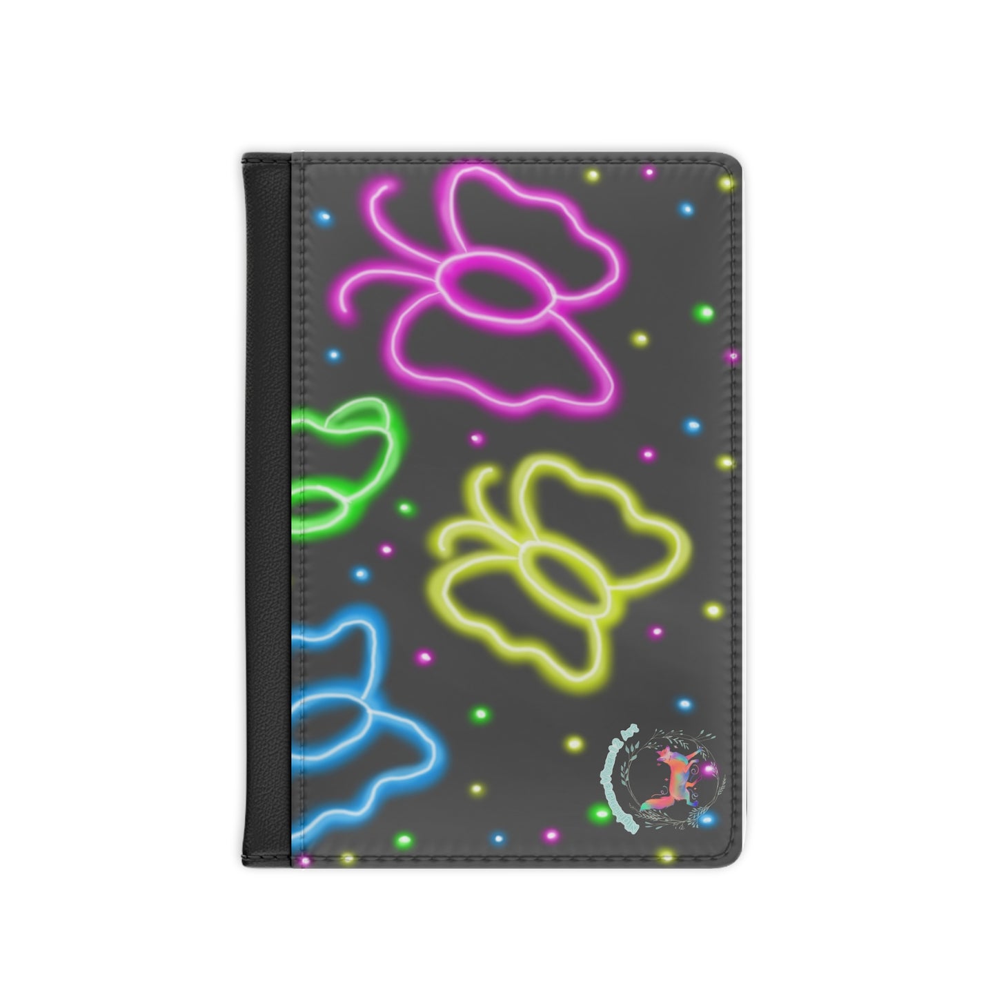 "Neon Butterflies" Passport Cover