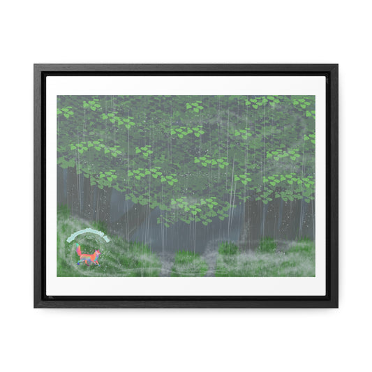 "Rainy Forest" Gallery Canvas Wraps, Horizontal Frame