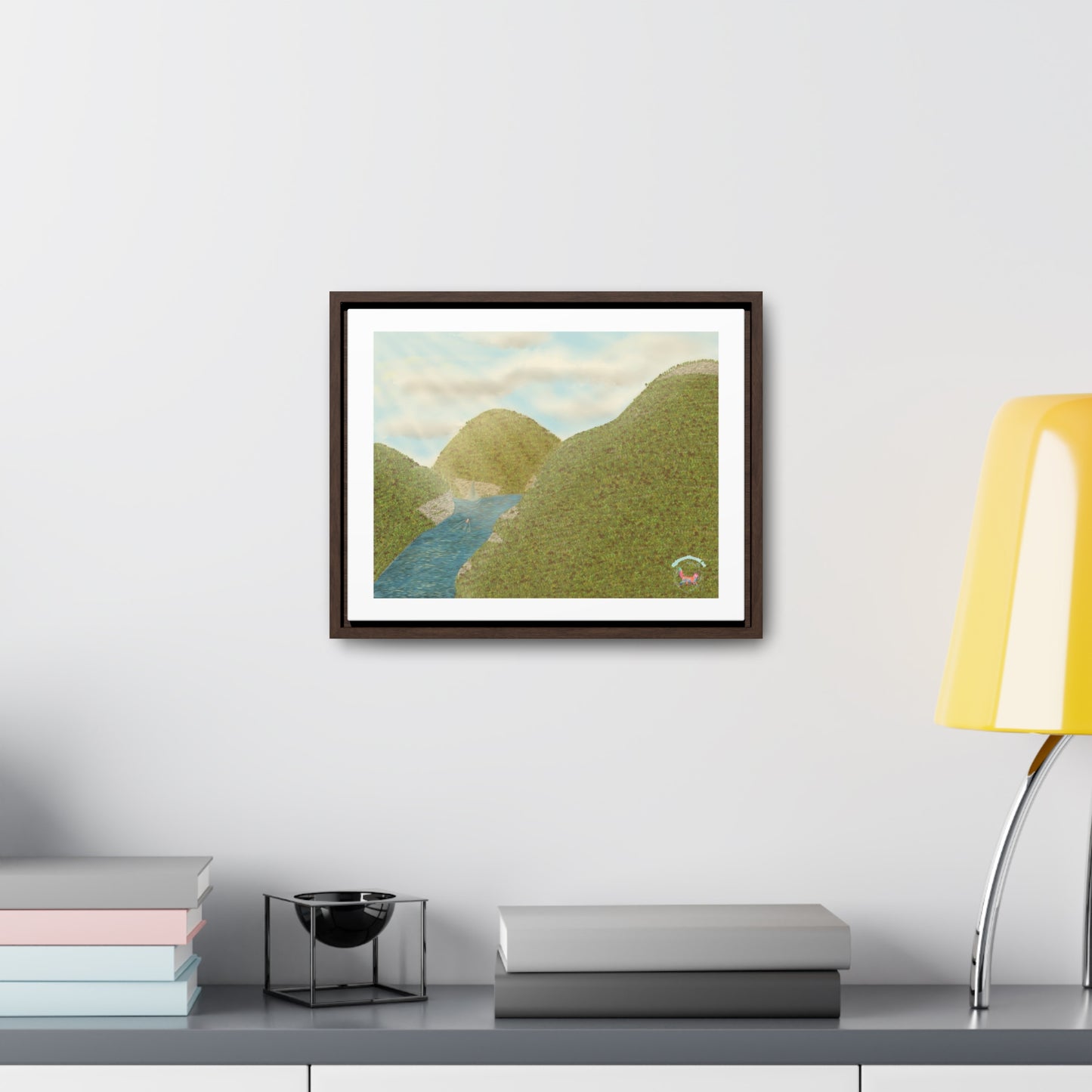 "Peaceful Mountains" Gallery Canvas Wraps, Horizontal Frame