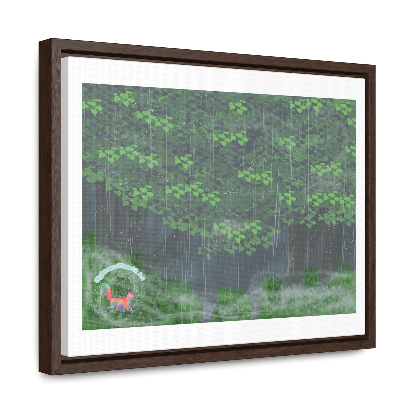"Rainy Forest" Gallery Canvas Wraps, Horizontal Frame