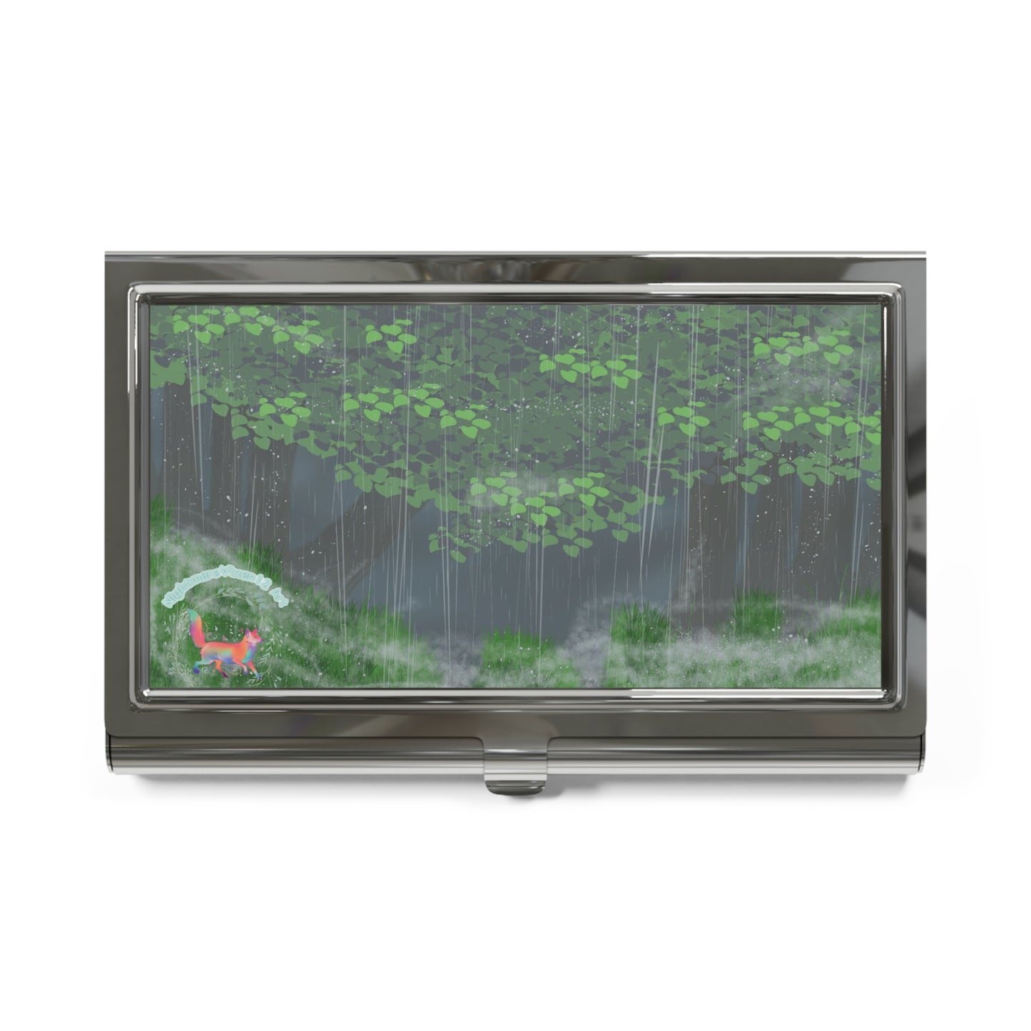 "Rainy Forest" Business Card Holder