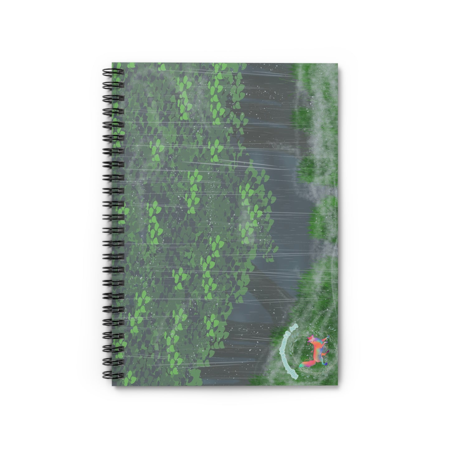 "Rainy Forest" Spiral Notebook - Ruled Line