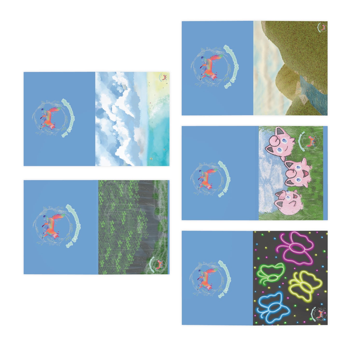 Multi-Design Greeting Cards (5-Pack)