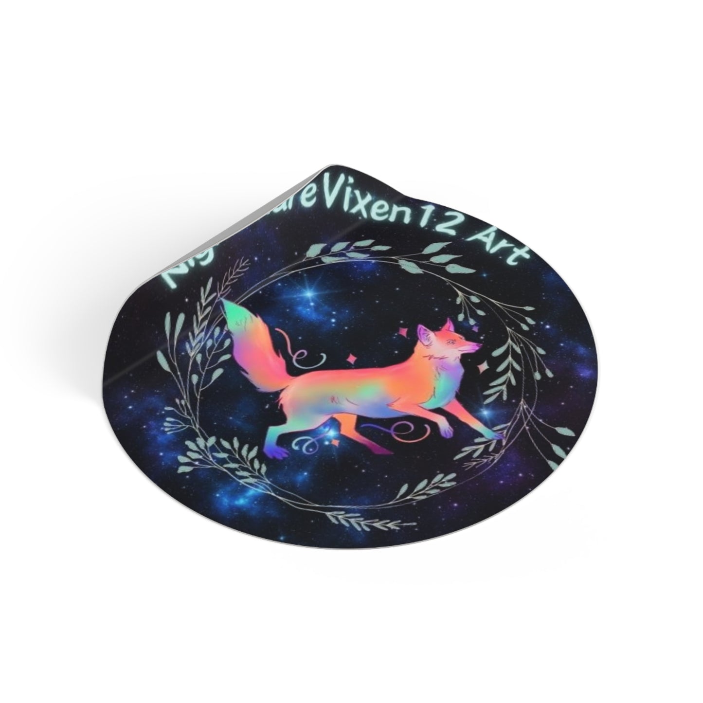 Logo Round Vinyl Stickers