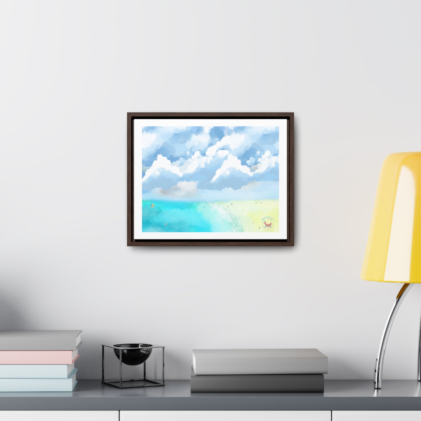 "Lovely Beach" Gallery Canvas Wraps, Horizontal Frame