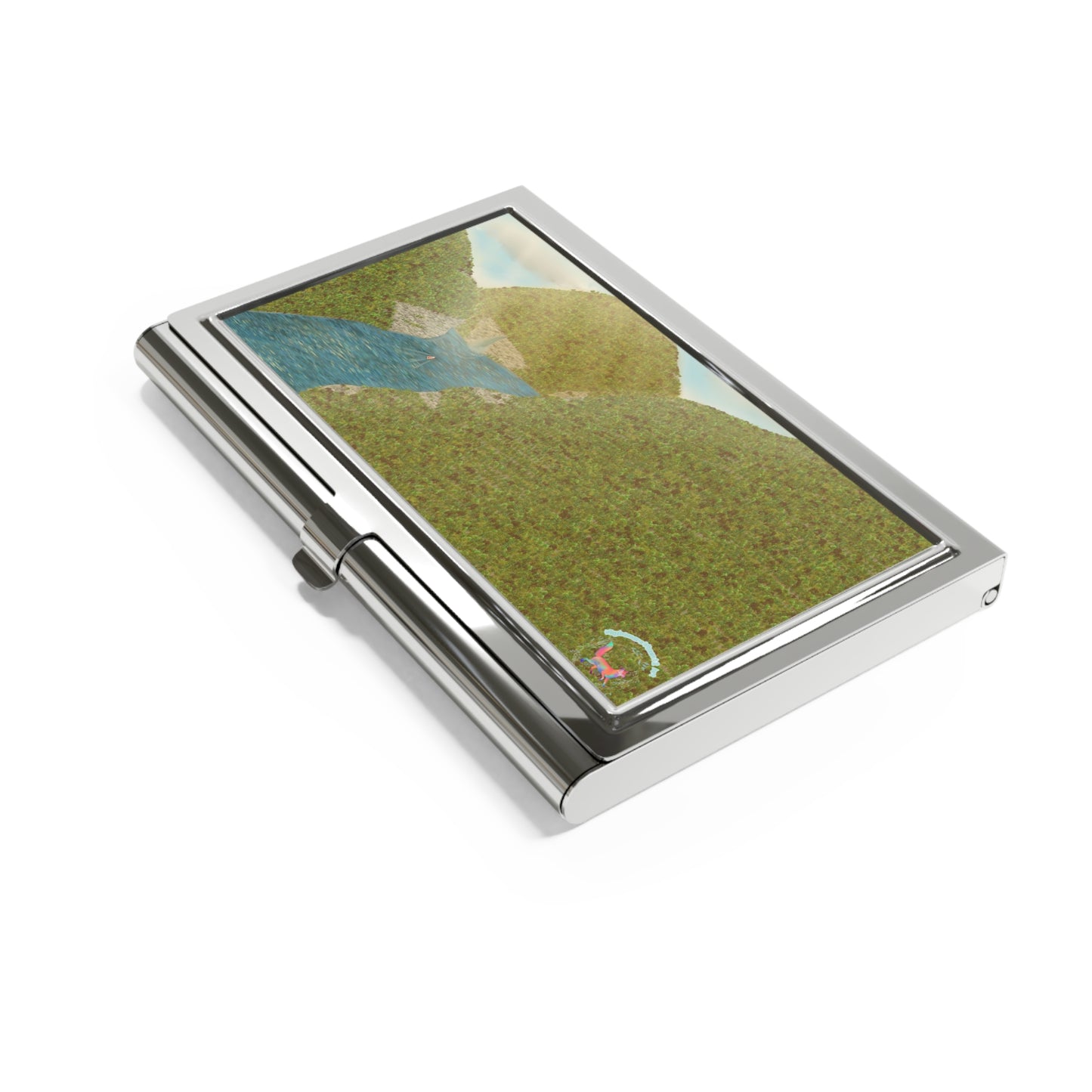 "Peaceful Mountains" Business Card Holder